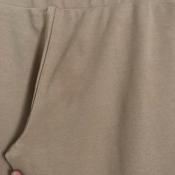 Soft Works Petites Camel Slim Stretch Pants H2 - Picture 3 of 5